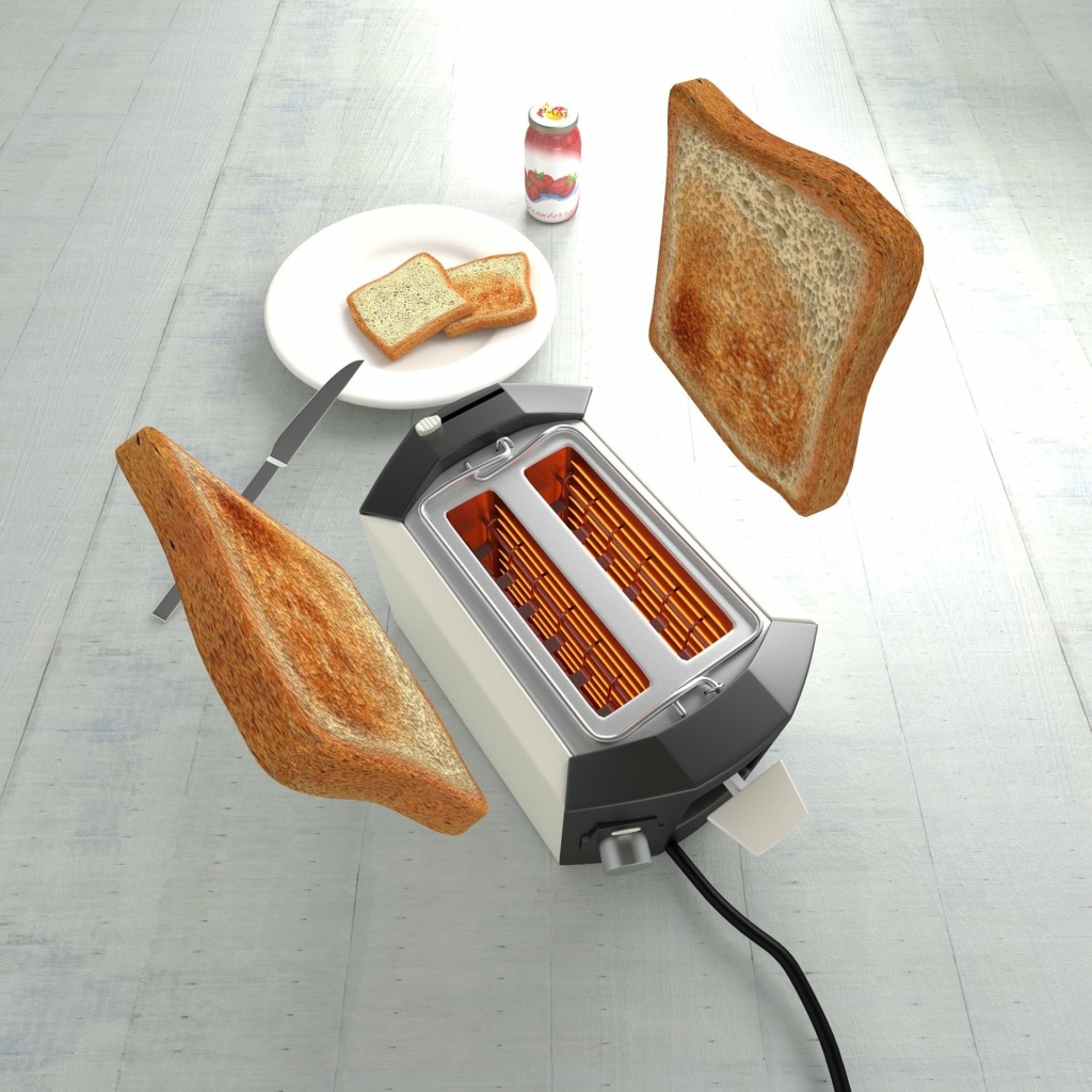 "Und morgens mache ich Waffeln aus dem Toaster."